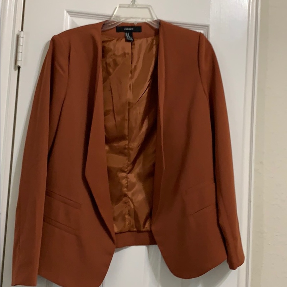 Silk blazer